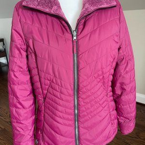 Free Country pink jacket with inside pockets